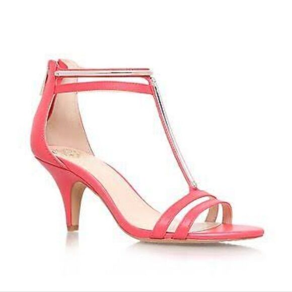 VINCE CAMUTO MITZY DOUBLE STRAP BACK ZIPPER CLOSURE WOMEN'S SANDAL - Picture 1 of 16